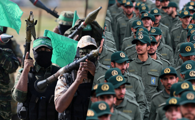 חמאס, משמרת המהפכה באיראן (עיבוד: AP, רויטרס_)