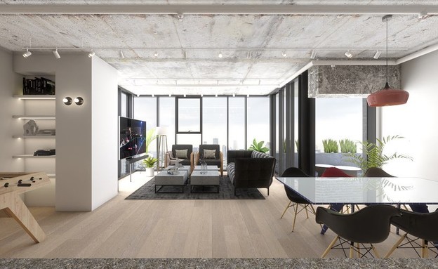 הדמיות הדירה החדשה של אסי ואלברט אסקולה (הדמיה: 3D Studio -הדמיות אדריכליות, דרך האינסטגרם אלברט אסקולה, אסקולה שקד אדריכלים)