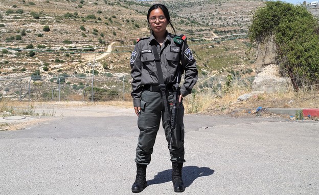 לוחמת מג''ב דבורה בנישו (צילום: חטיבת דוברות משטרת ישראל)