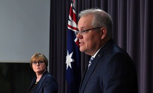 ראש ממשלת אוסטרליה, סקוט מוריסון (צילום: סקיי ניוז)