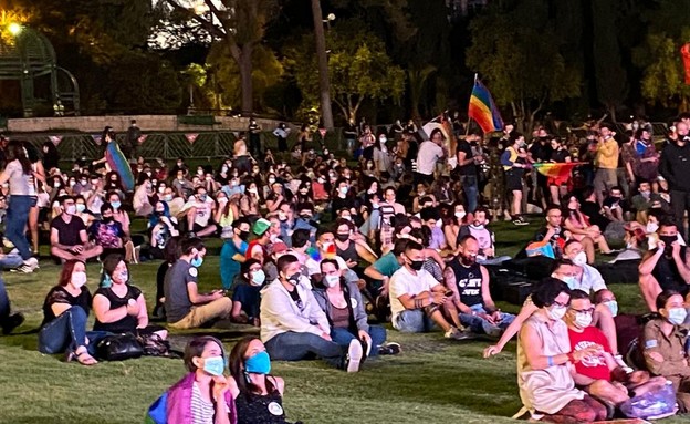 עצרת הגאווה והסובלנות בירושלים 2020 (צילום: הבית הפתוח בירושלים)