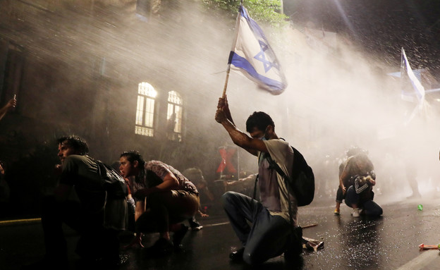 מהומות בהפגנה בירושלים (צילום: reuters)