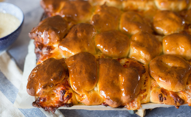 כריכי פיצה משוחים בשמן זית