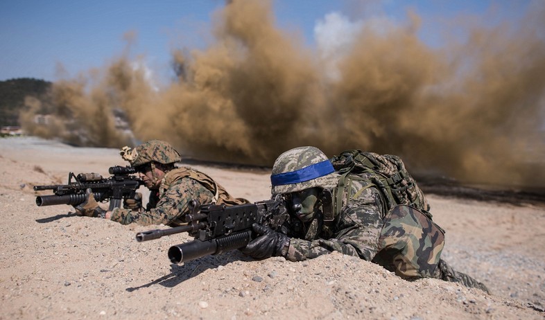 לוחמים (צילום: ED JONES/AFP, GettyImages)