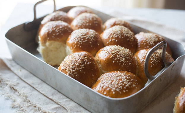 לחמניות דבש בתבנית