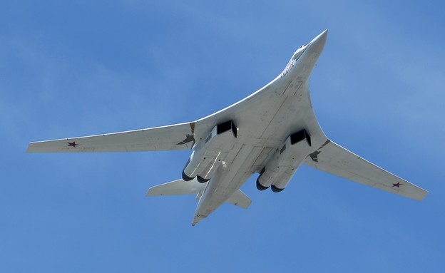 מפציץ רוסי TU-160 (צילום: AFP, GettyImages)