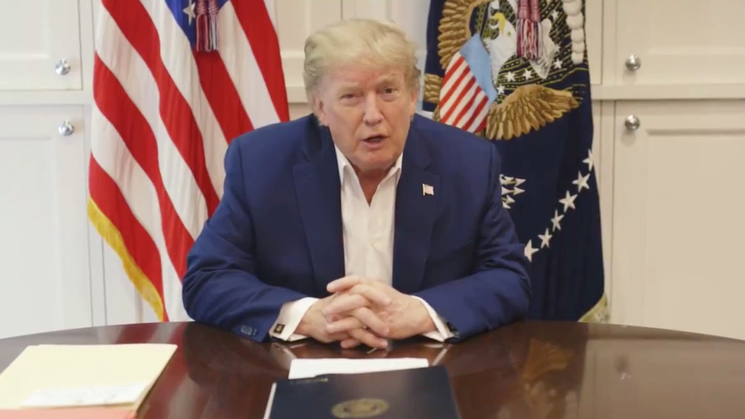 דונאלד טראמפ בבית החולים