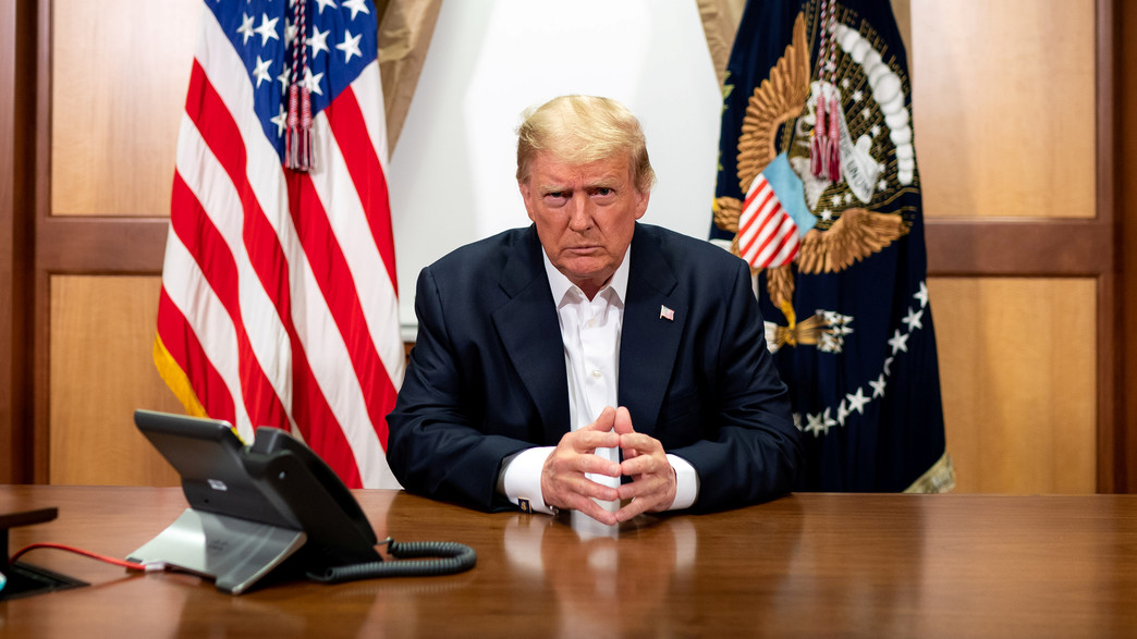 דונלד טראמפ מבית החולים