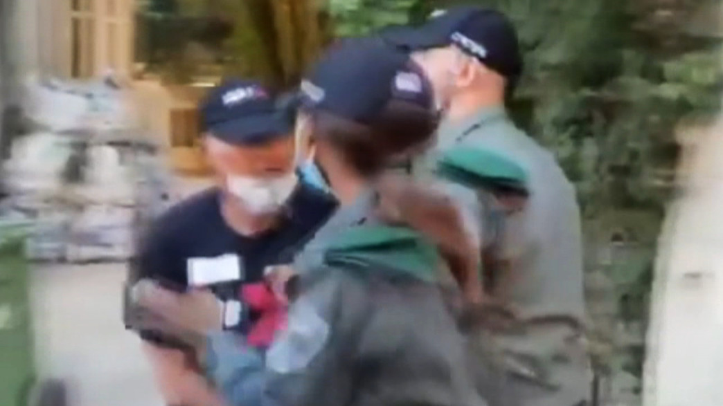 אמיר השכל בעימות עם לוחמי מג"ב אמיר השכל בעימות עם לוחמי מג"ב