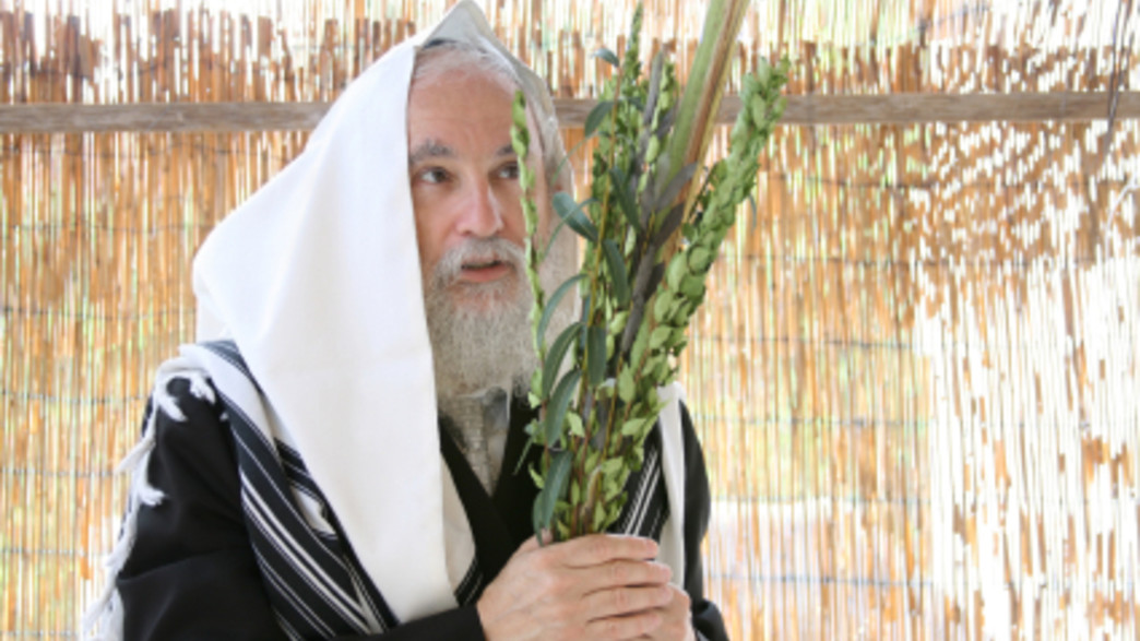 חג סוכות - איש מחזיק לולב