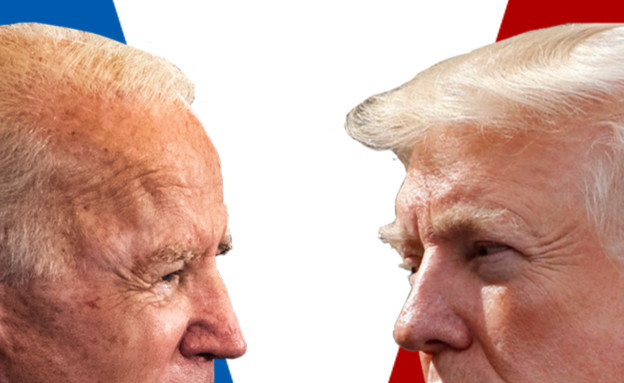 אמריקה בוחרת, טראמפ, ביידן (צילום: החדשות 12) אמריקה בוחרת, טראמפ, ביידן (צילום: החדשות 12)