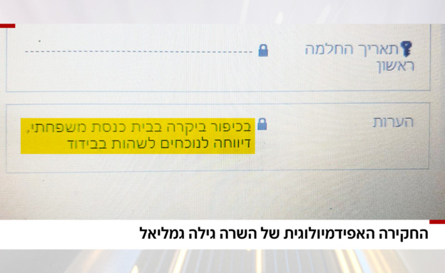 החקירה האפידמיולוגית של גמליאל (צילום: המהד)