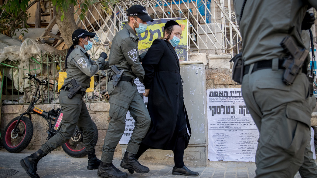 אכיפת שוטרים בזמן סגר הקורונה