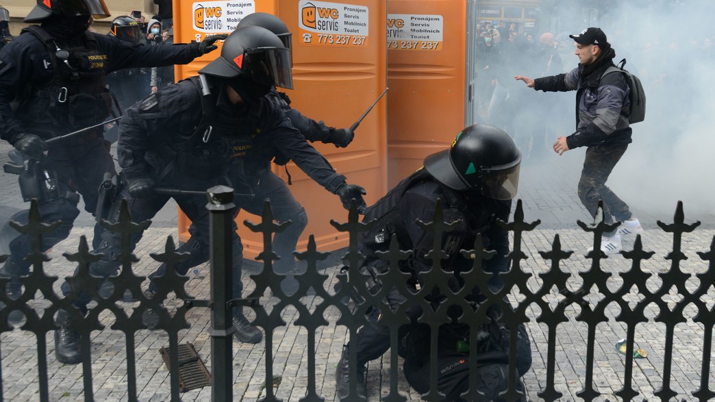 קורונה בצ'כיה (צילום: MICHAL CIZEK, AFP)
