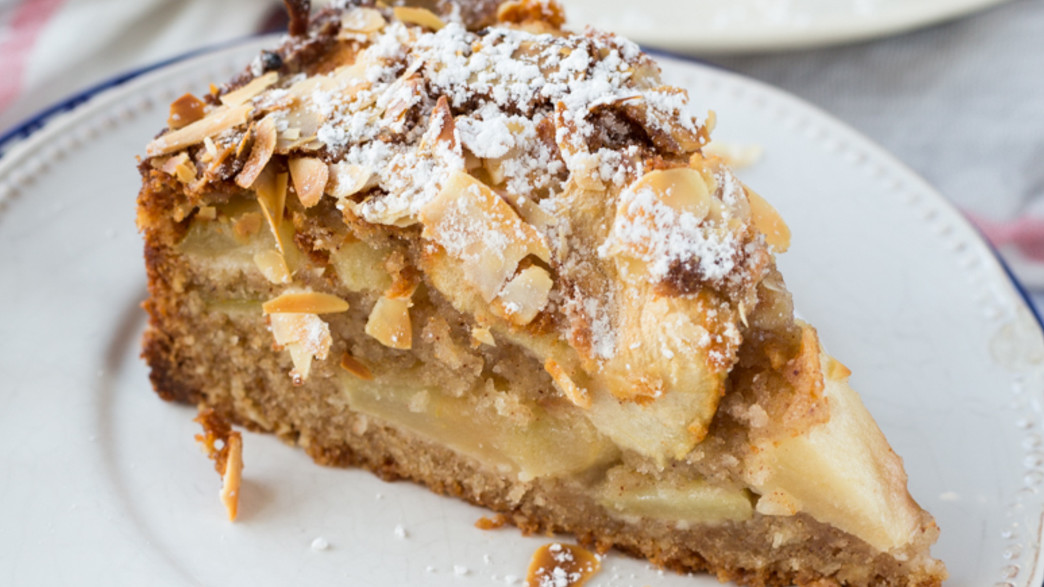 עוגת תפוחים וקינמון