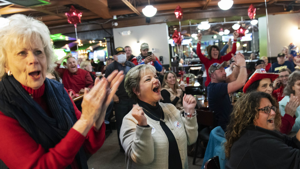תומכות דונלד טראמפ מריעות