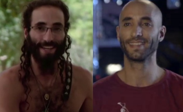 מורד בלכנר לפני ואחרי (צילום: מתוך "נינג'ה ישראל", באדיבות ספורט 1)