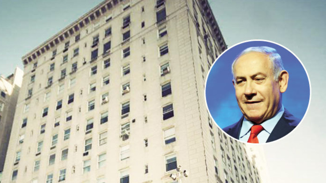 נתניהו והבניין בשדרה החמישית שבו נמצאת הדירה