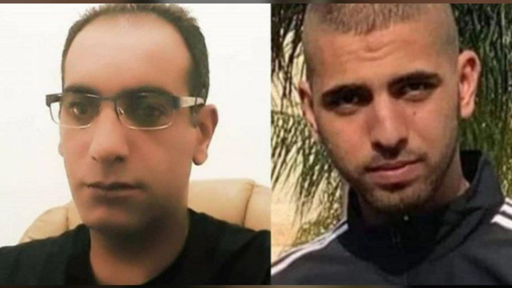 מוחמד גבארין (מימין) וניזאר זטמה, נורו למוות בנצרת