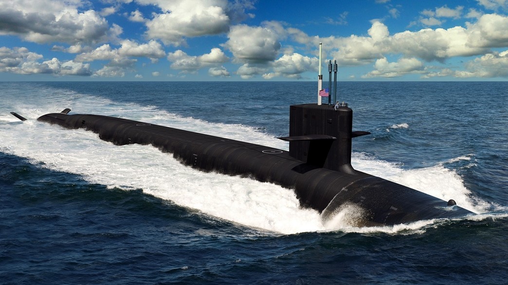 הצוללת (הדמיה: U.S. Navy)