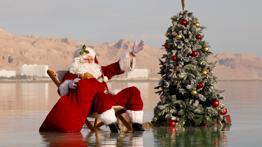 סנטה קלאוס בים המלח