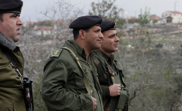 שוטרים פלסטינים (צילום: נתי שוחט, פלאש/90 )