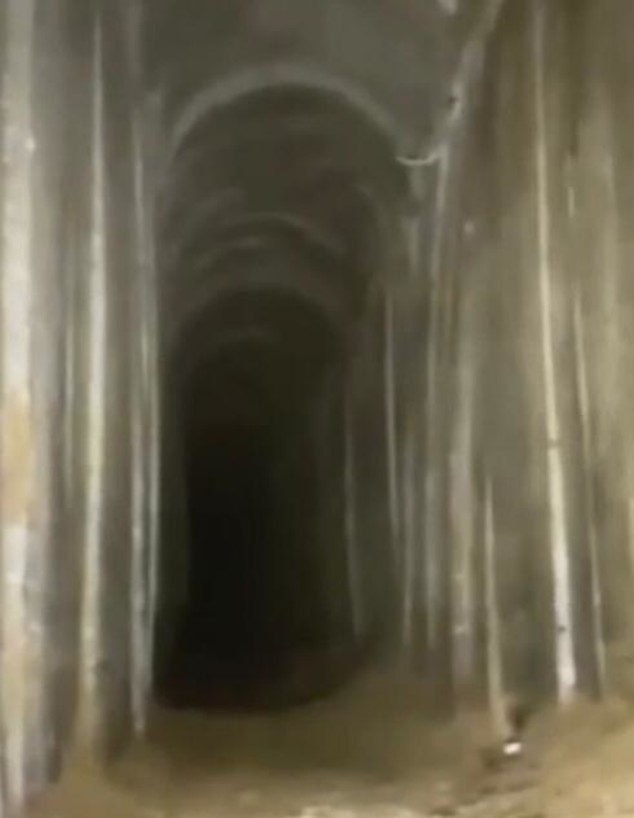 המנהרה העמוקה ביותר שחדרה מרוצעת עזה לשטח ישראל (צילום: דובר צה