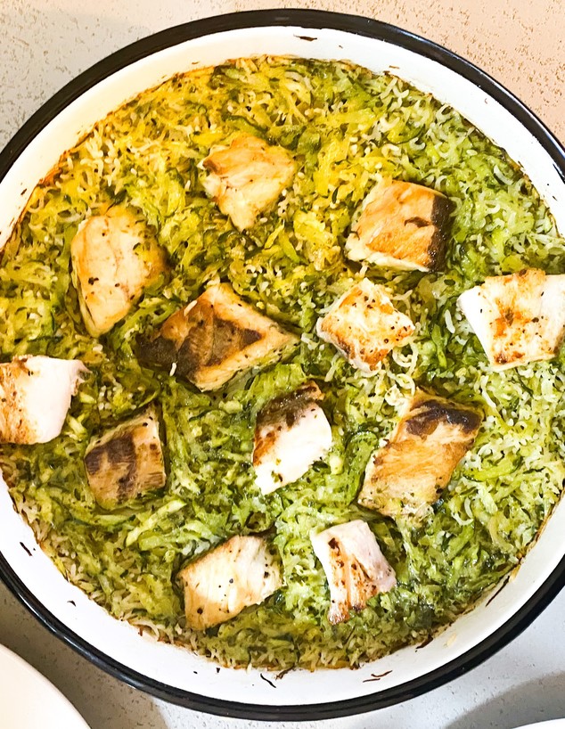 אורז ודג בסיר אחד