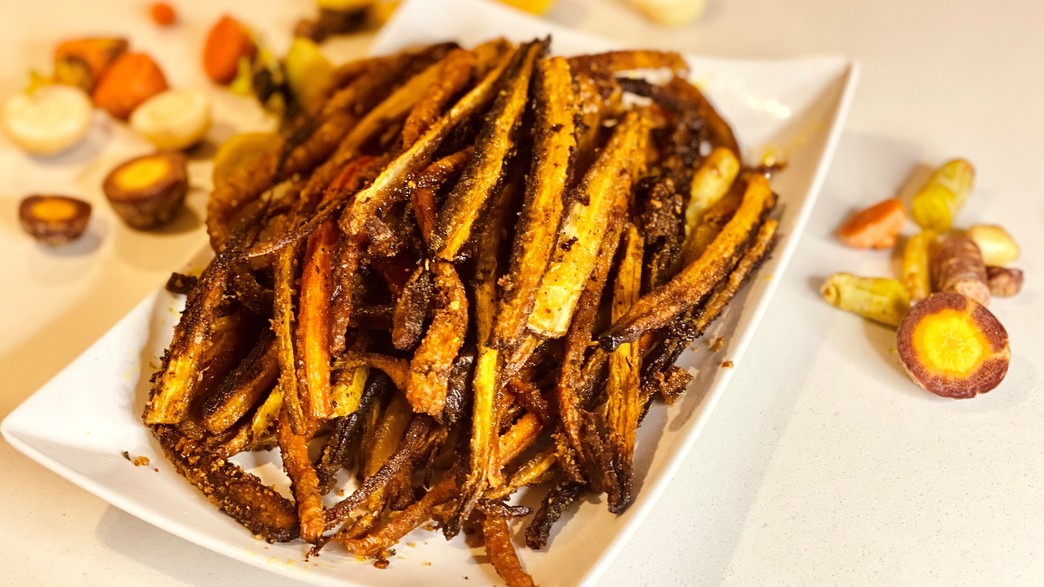 צ'יפס גזר אפוי