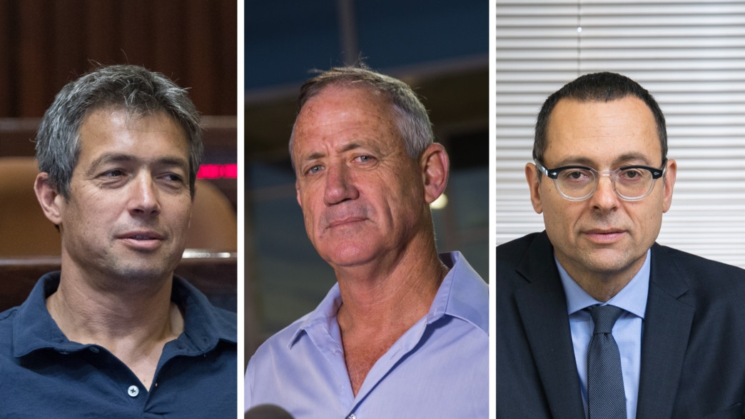 בני גנץ, צבי האוזר, יועז הנדל בני גנץ, צבי האוזר, יועז הנדל