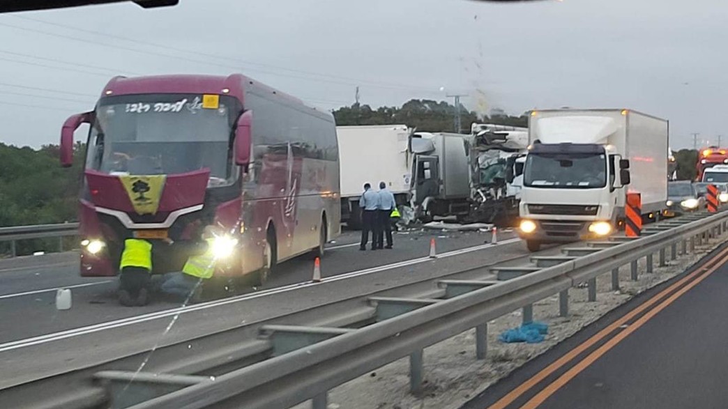תאונה בכביש החוף