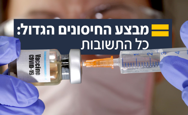  מבצע החיסונים הגדול: כל התשובות  (עיבוד: רויטרס)