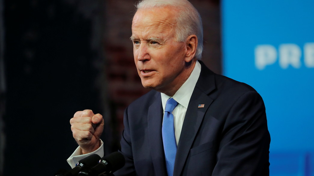 ג'ו ביידן לאחר שהאלקטורים אישרו את היבחרו