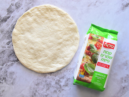 בצק פיצה - מרודד