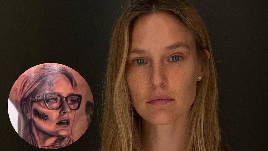 מערית עשה קעקוע של בר רפאלי. דצמבר 2020