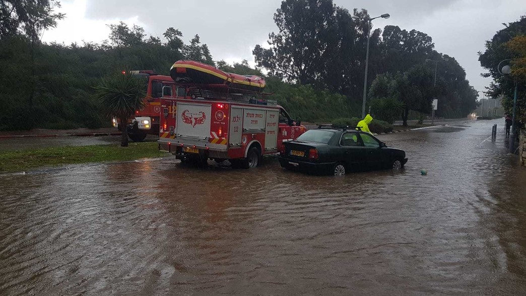 הצפות בפרדס חנה