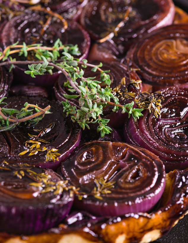 טארט טאטן בצל סגול