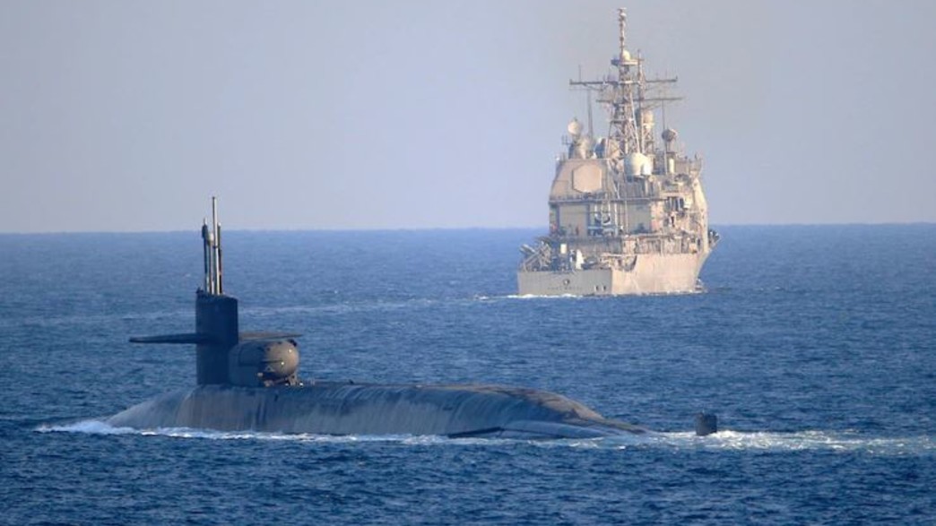 הצוללת (צילום: indra beaufort/U.S Navy)