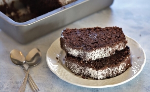 עוגת שוקולד קוקוס שמשפרת כל מצב רוח (צילום: קרן אגם, אוכל טוב)