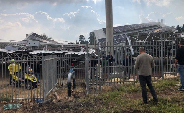 Un hangar s'est effondré dans une fondation «boule» en Basse Galilée