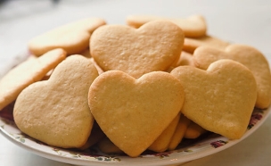 עוגיות לב (צילום: רויטל פדרבוש, מטבח לייט )