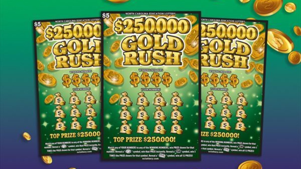 כרטיס הגירוד שקמפ זכה בו בצפון קרוליינה