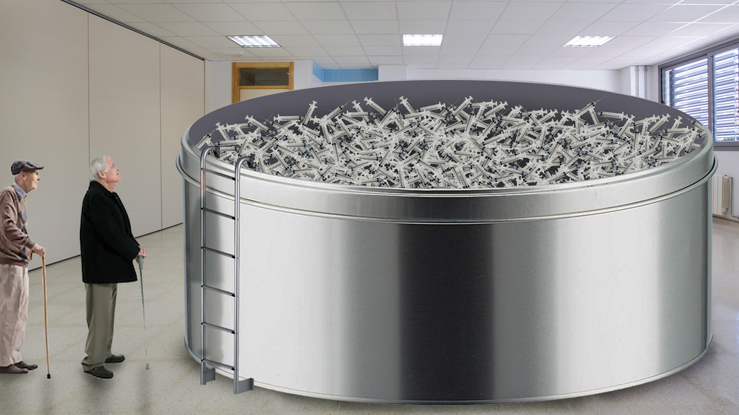 מכל המזרקים של החיסון מכל המזרקים של החיסון