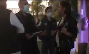 שוטרים מפוצצים את השידור של אליקו