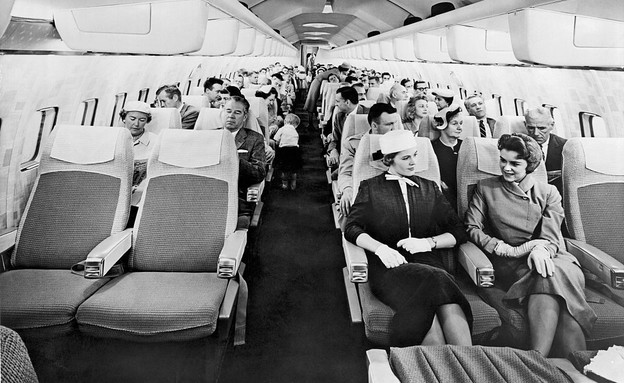 טיסות בשנות ה-50 (צילום: Underwood Archives, getty images)