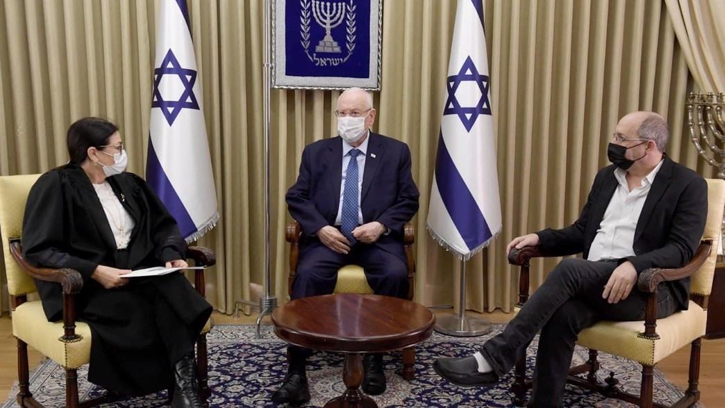 ריבלין, חיות וניסקורן בטקס השבעת השופטים