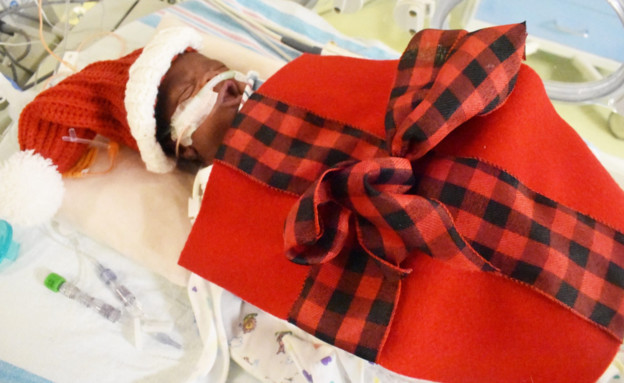 פגים עטופים באריזת מתנה  (צילום: מחלקת הילדים של המרכז הרפואי באטלנטה)