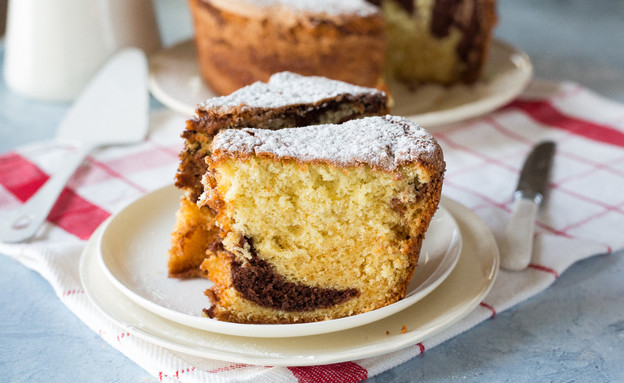 טורט שיש תפוזים - פרוסות