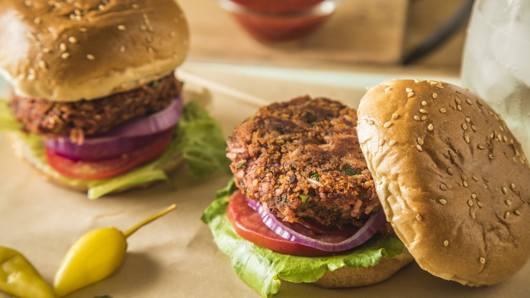 המבורגר סלק טבעוני 