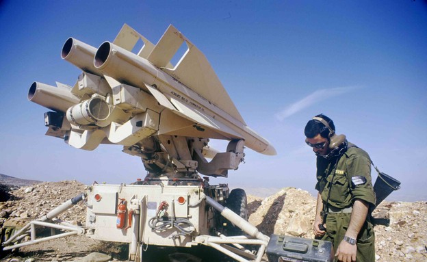 מלחמת המפרץ - סוללת טילי נ.מ (הוק) של חיל האוויר (צילום: ארכיון צה"ל במשרד הביטחון)